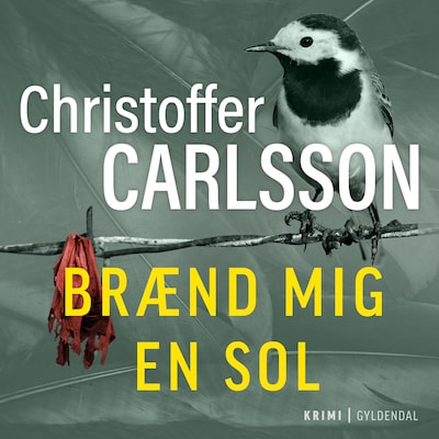 Brænd mig en sol – omslag til lydbogen af Christoffer Carlsson