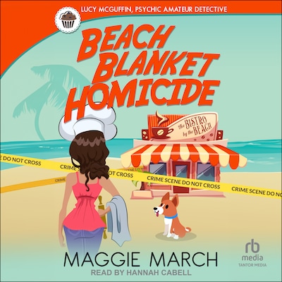 Beach Blanket Homicide – omslag til lydbogen af Maggie March