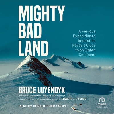 Mighty Bad Land – omslag til lydbogen af Bruce Luyendyk