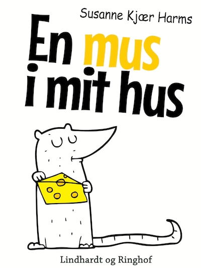 En mus i mit hus – omslag til lydbogen af Susanne Kjær Harms