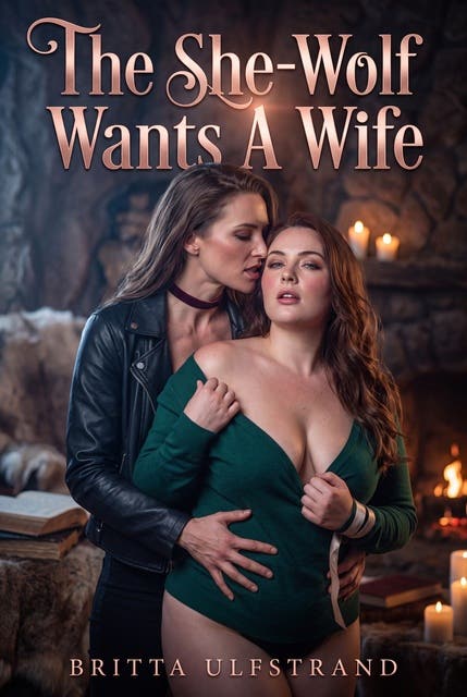 The She-Wolf Wants A Wife: A Lesbian She-Wolf Wife Erotic Novel – omslag til lydbogen af Britta Ulfstrand