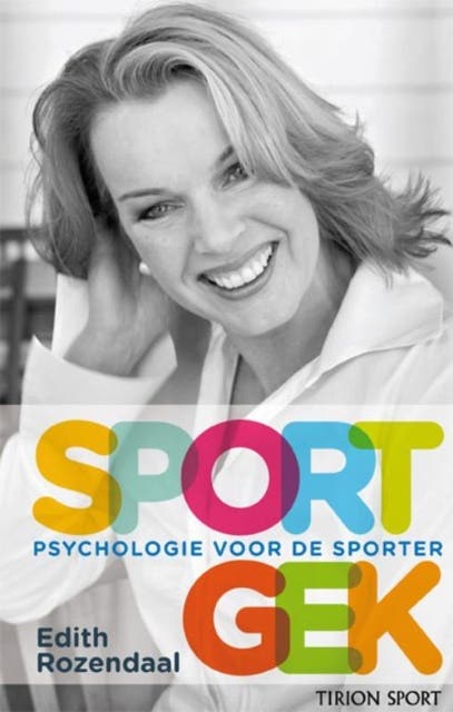 Sportgek – omslag van het luisterboek van Edith Rozendaal