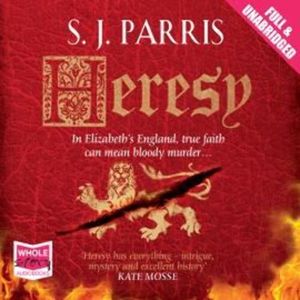 Heresy – okładka audiobooka, autor S.J. Parris