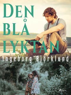 Den blå lyktan – omslag till ljudboken av Ingeborg Björklund