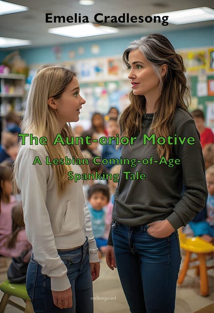 THE AUNT-ERIOR MOTIVE: A Lesbian Coming-of-Age Spanking Tale – okładka audiobooka, autor Emelia Cradlesong