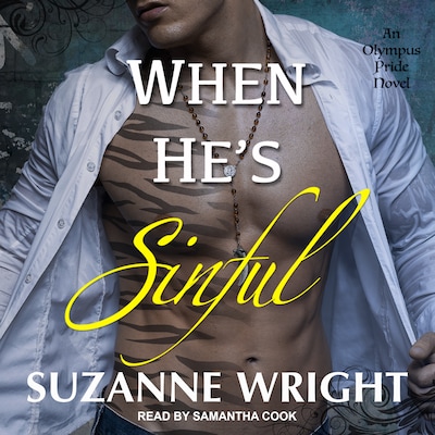 When He's Sinful – omslag til lydbogen af Suzanne Wright