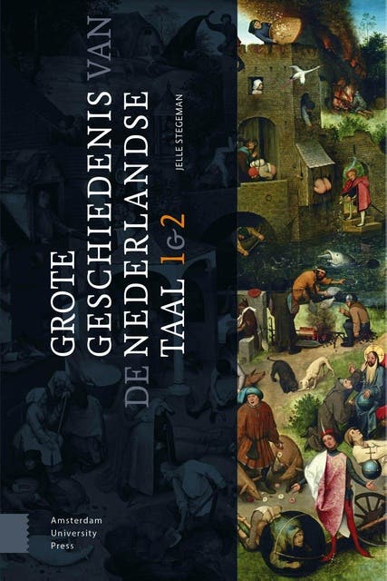 Grote geschiedenis van de Nederlandse taal – omslag van het luisterboek van Jelle Stegeman
