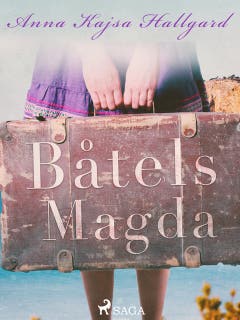 Båtels Magda – omslag till ljudboken av Anna Kajsa Hallgard