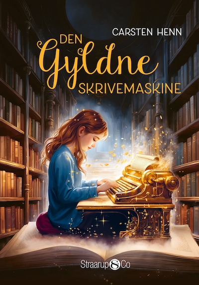 Den gyldne skrivemaskine – omslag til lydbogen af Carsten Henn