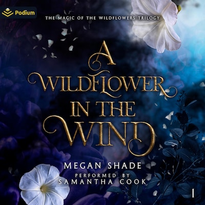 A Wildflower in the Wind – omslag til lydbogen af Megan Shade