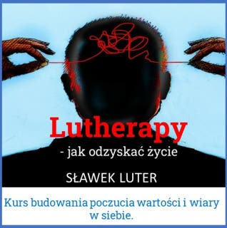 LUTHERAPY – okładka audiobooka, autor Sławomir Luter