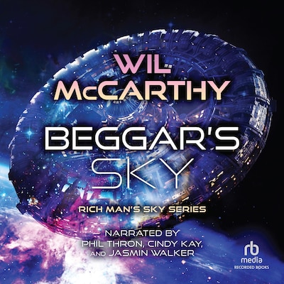 Beggar's Sky – omslag til lydbogen af Wil Mccarthy