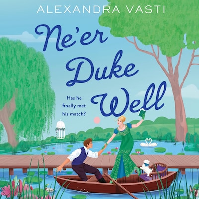 Ne'er Duke Well – omslag til lydbogen af Alexandra Vasti
