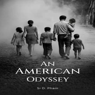 An American Odyssey – omslag till ljudboken av Si D. Pham