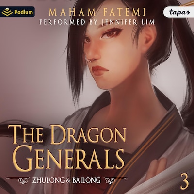 Zhulong and Bailong – omslag til lydbogen af Maham Fatemi