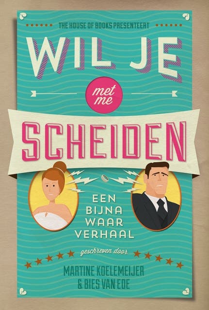 Wil je met me scheiden: een bijna waar verhaal – omslag van het luisterboek van Martine Koelemeijer