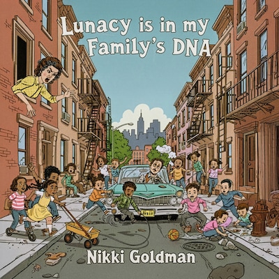 Lunacy is in My Family's DNA – omslag til lydbogen af Nikki Goldman
