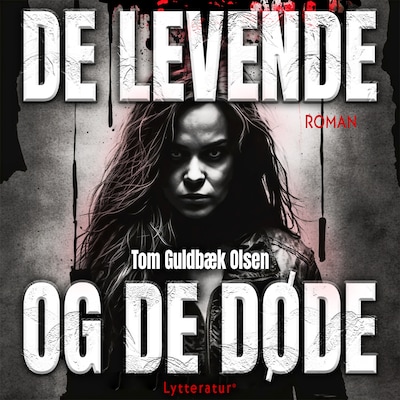 De levende og de døde – omslag til lydbogen af Tom Guldbæk Olsen