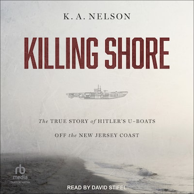 Killing Shore – omslag til lydbogen af K.A. Nelson