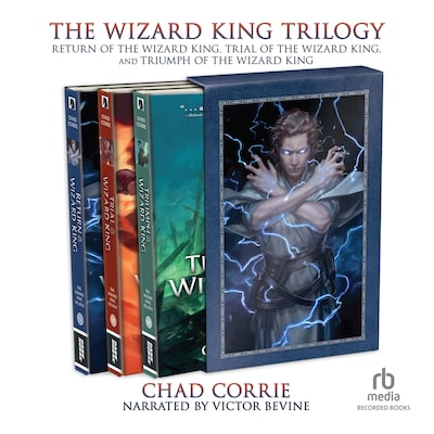 The Wizard King Trilogy – omslag til lydbogen af Chad Corrie