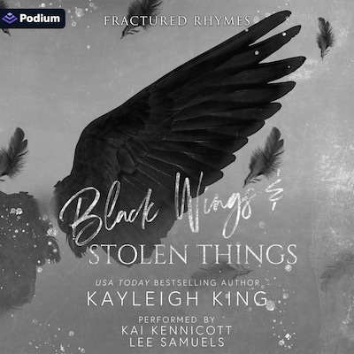 Black Wings & Stolen Things – omslag til lydbogen af Kayleigh King