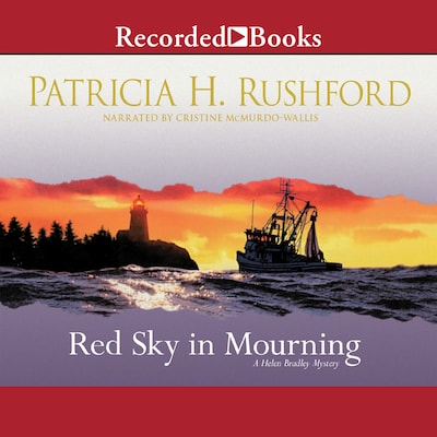Red Sky in Mourning – omslag til lydbogen af Patricia H. Rushford
