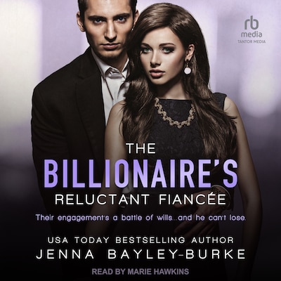 The Billionaire’s Reluctant Fiancée – omslag til lydbogen af Jenna Bayley-Burke