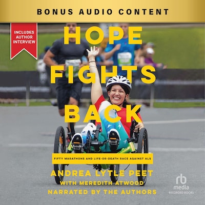 Hope Fights Back – omslag van het luisterboek van Andrea Lytle Peet, Meredith Atwood