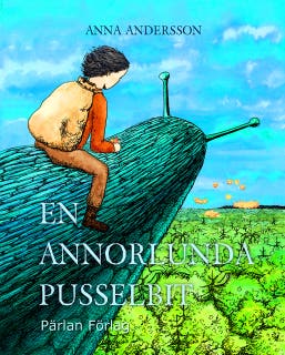 En annorlunda pusselbit – omslag till ljudboken av Anna Andersson