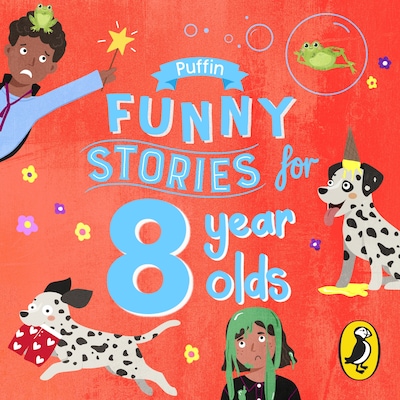 Puffin Funny Stories for 8 Year Olds – omslag til lydbogen af Puffin