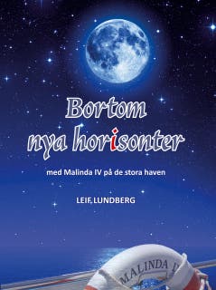 Bortom nya horisonter – omslag till ljudboken av Leif Lundberg