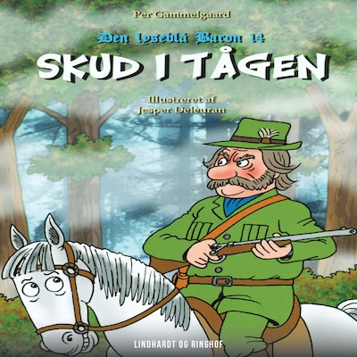 Skud i tågen – omslag til lydbogen af Per Gammelgaard