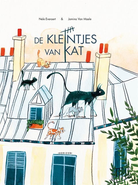 De kleintjes van Kat – omslag van het luisterboek van Jamina Van Maele,Nele Everaert