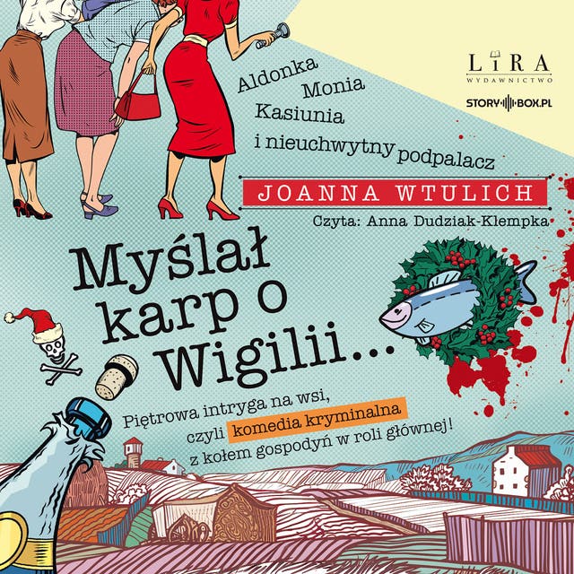 Myślał karp o Wigilii – okładka audiobooka, autor Joanna Wtulich