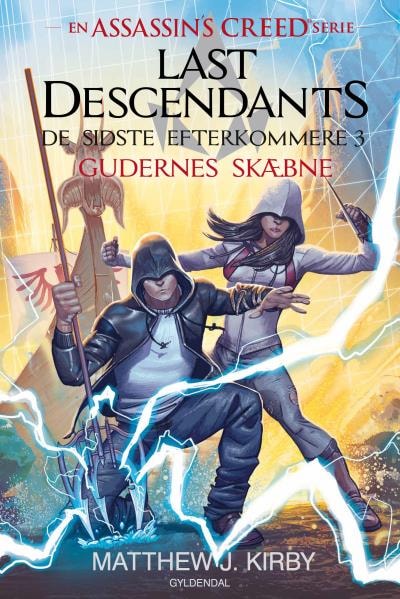 Assassin's Creed - Last Descendants: De sidste efterkommere (3) - Gudernes skæbne – omslag til lydbogen af Matthew J. Kirby