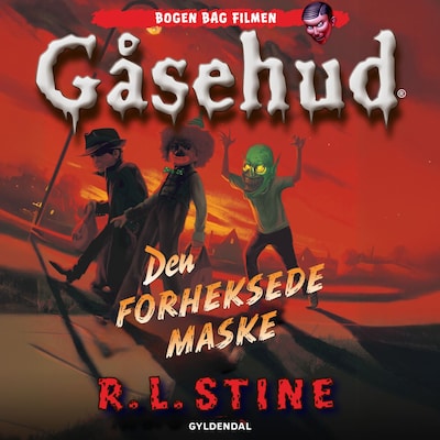 Gåsehud - Den forheksede maske – omslag til lydbogen af R.L. Stine