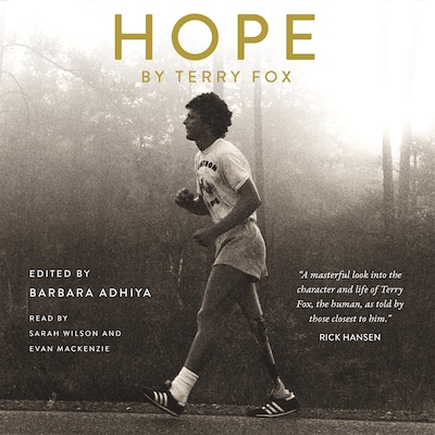 Hope by Terry Fox – omslag til lydbogen af Barbara Adhiya
