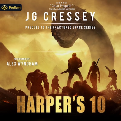 Harper's Ten – omslag til lydbogen af J.G. Cressey