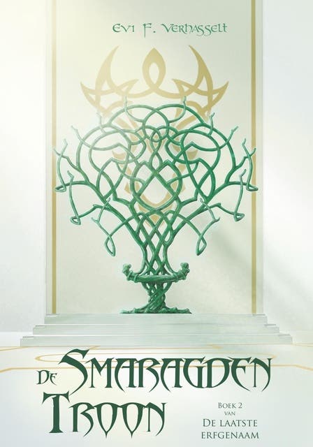 De Smaragden Troon – omslag van het luisterboek van Evi F. Verhasselt