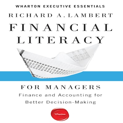 Financial Literacy for Managers – omslag til lydbogen af Richard A. Lambert