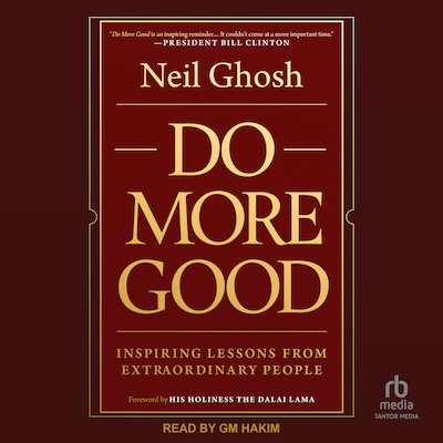 Do More Good – omslag til lydbogen af Neil Ghosh