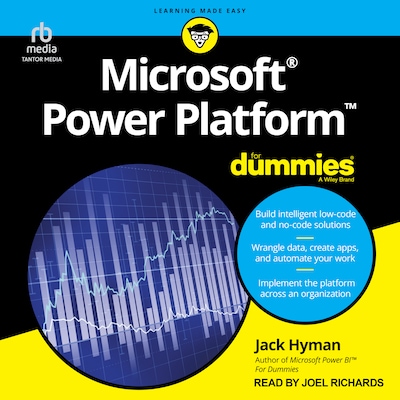 Microsoft Power Platform For Dummies – omslag til lydbogen af Jack Hyman