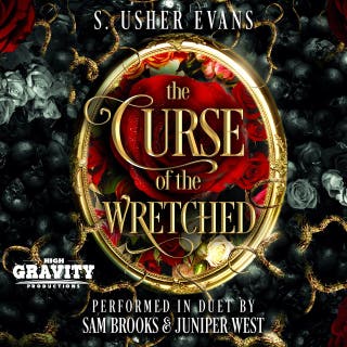 The Curse of the Wretched – omslag till ljudboken av S. Usher Evans