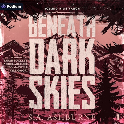 Beneath Dark Skies – omslag til lydbogen af S.A. Ashburne
