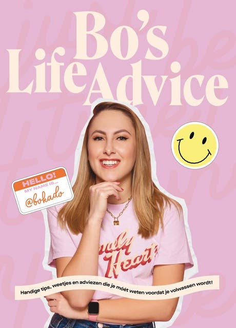 Bo's Life Advice – omslag van het luisterboek van Bo Beljaars