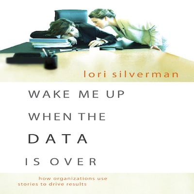 Wake Me Up When the Data is Over – omslag til lydbogen af Lori Silverman
