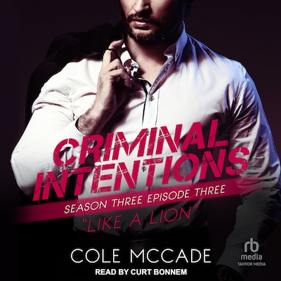 Criminal Intentions: Season Three, Episode Three – omslag til lydbogen af Cole McCade