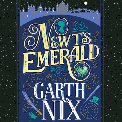 Newt's Emerald – omslag til lydbogen af Garth Nix