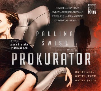 Prokurator – okładka audiobooka, autor Paulina Świst