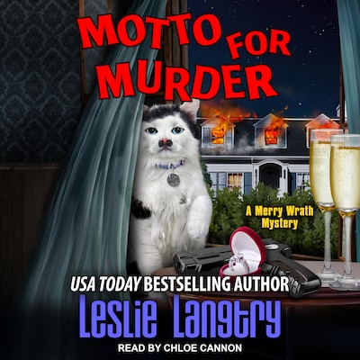 Motto for Murder – omslag til lydbogen af Leslie Langtry